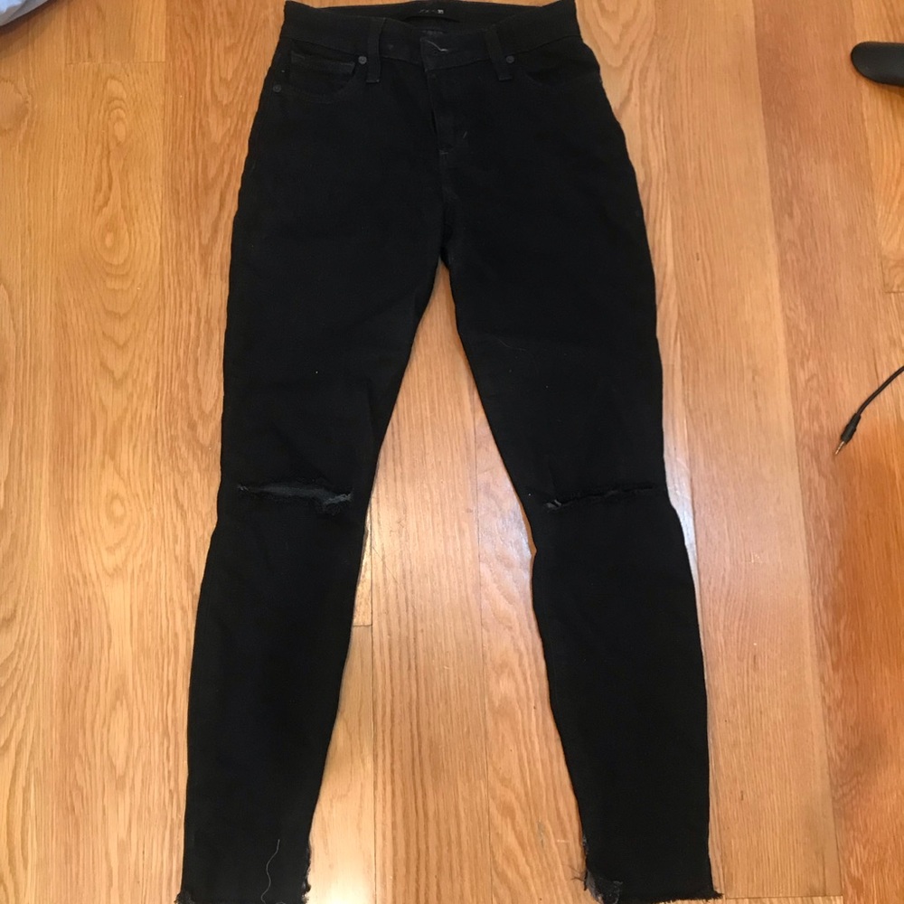 Joe’s Jeans, black and distressed size 23